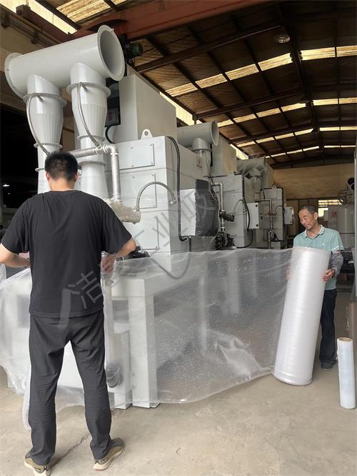 三台文丘里湿式除尘器打包准备发货—张家港59博论坛网工业吸尘器_59博论坛网