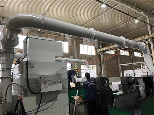 文丘里湿式除尘器除尘管道装置现场——59博论坛网工业_59博论坛网